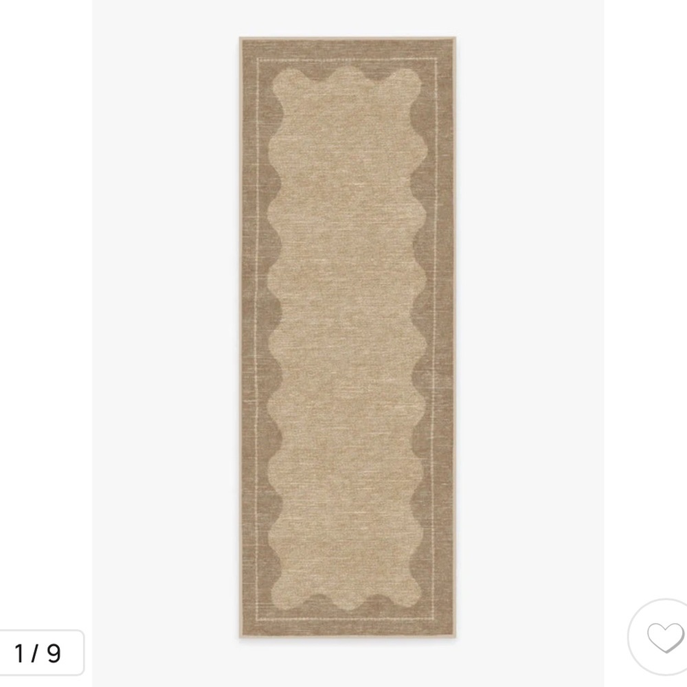 Ruggable Orla Tan Flatwoven Rug- RUG COVER ONLY